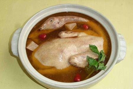 降火老鸭汤的五种家常做法，酸萝卜鸭肉汤鲜美好味道